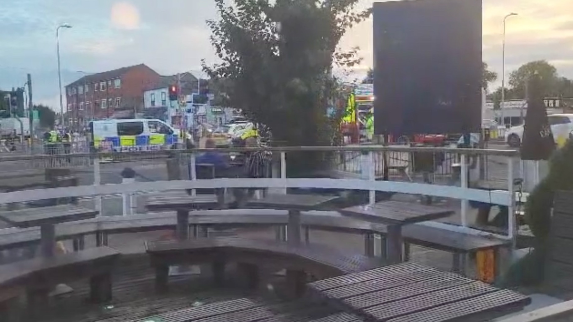 Lucky escape after Skegness police car collision